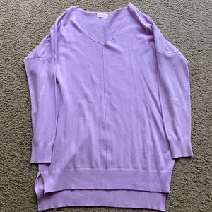 Oversized v-neck sweater